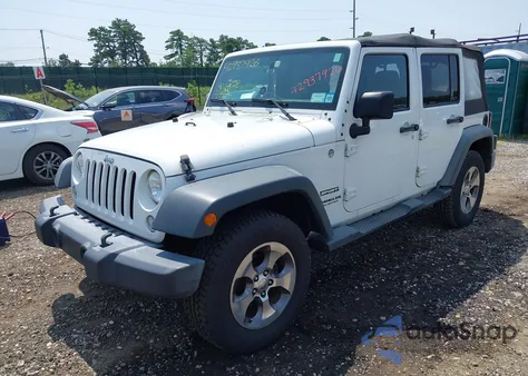 2015 Jeep Wrangler Unlimited Sport from USA, damaged, VIN 1C4HJWDG4FL577311